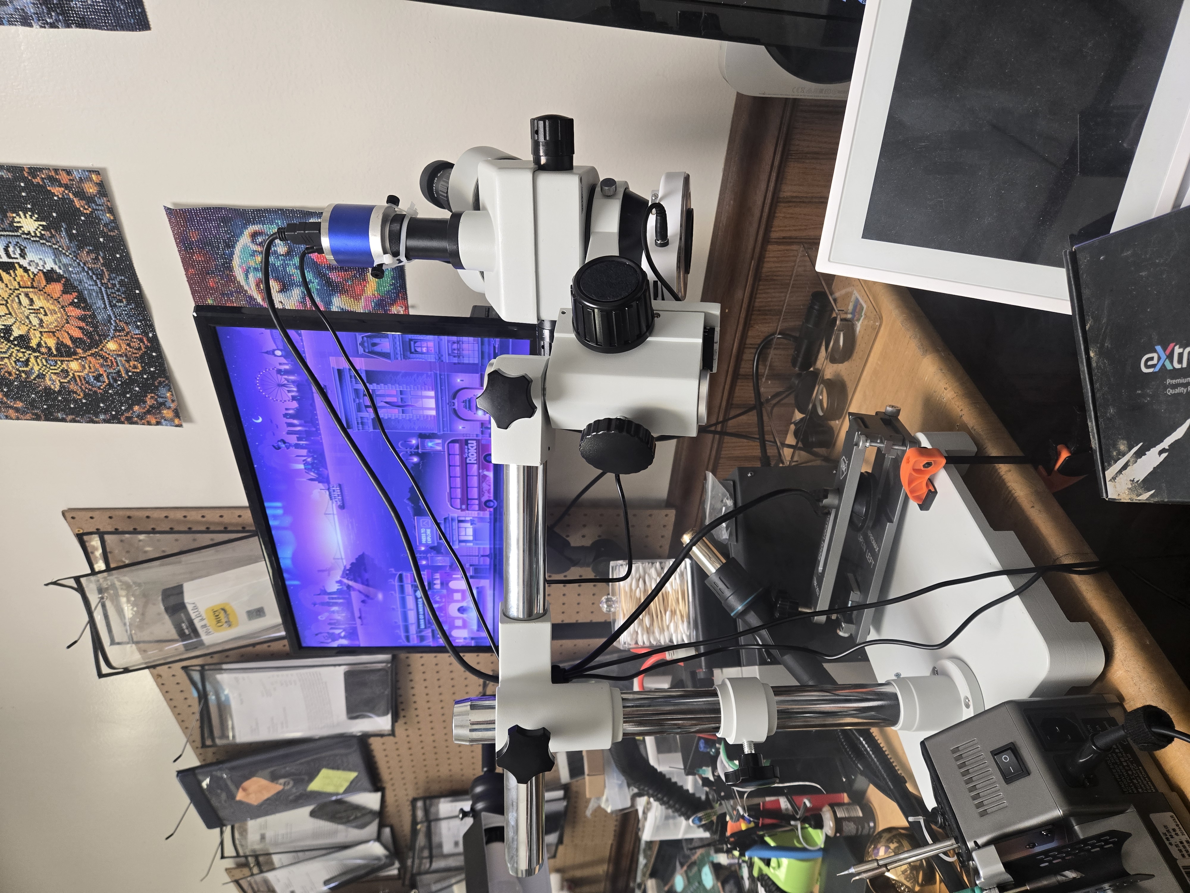 Microscope rework equipment
