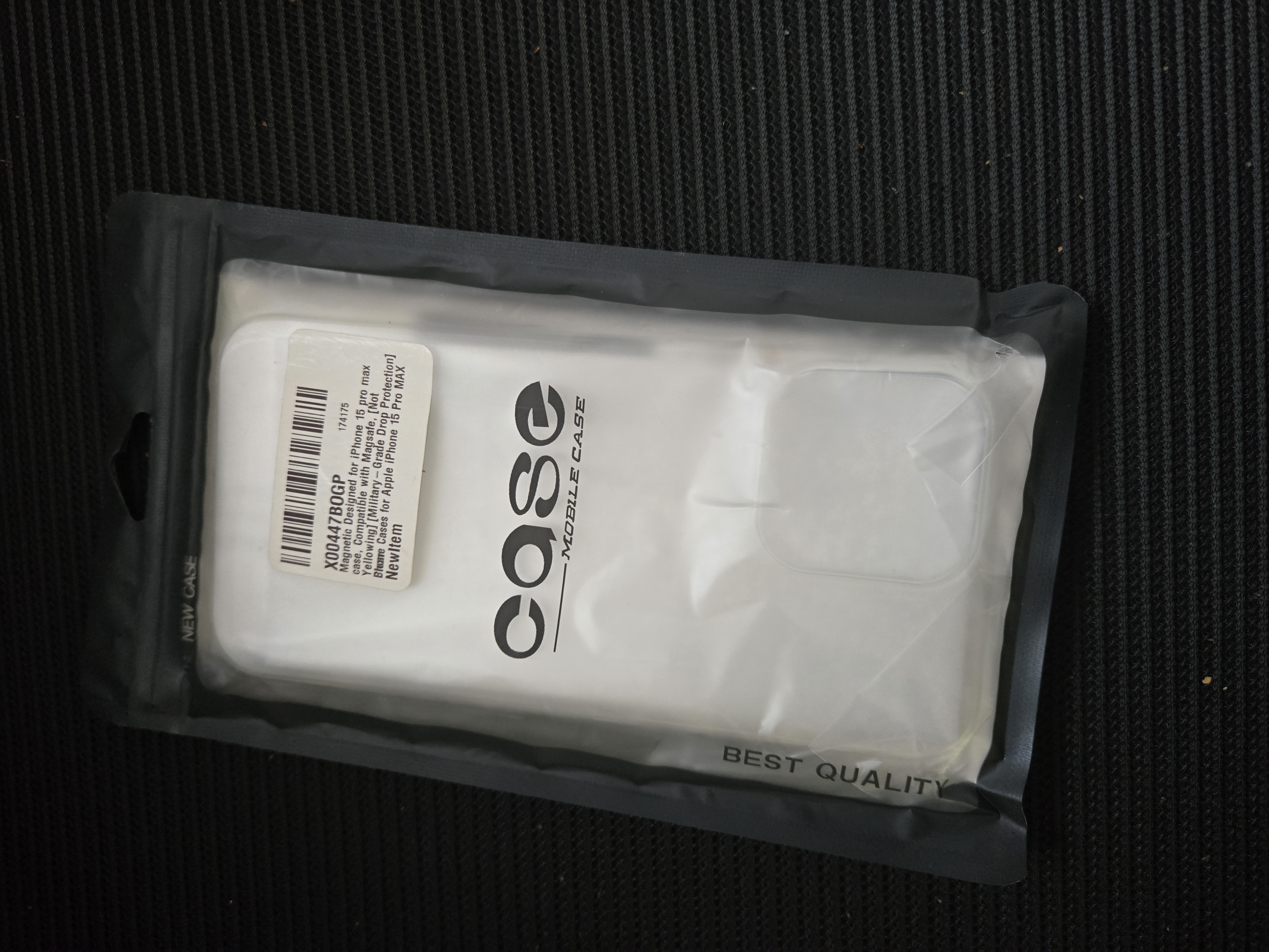Case Mobile Caes for iPhone 15 Pro Max (Clear)