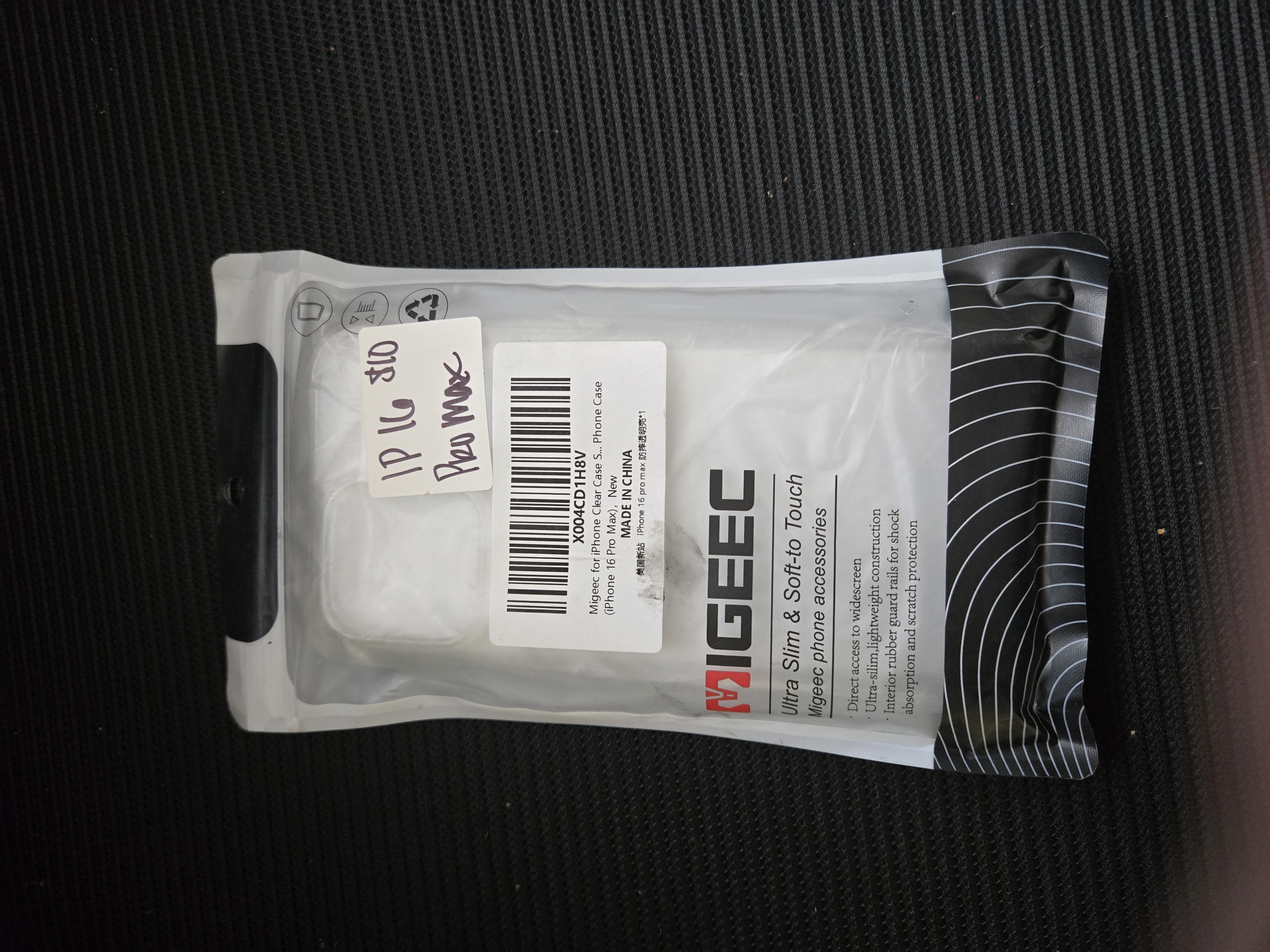 MIGEEC Clear IPhone Case for IPhone 16 Pro Max